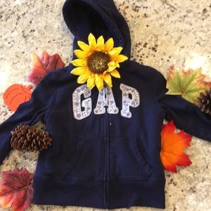 Navy fury zip up hoodie